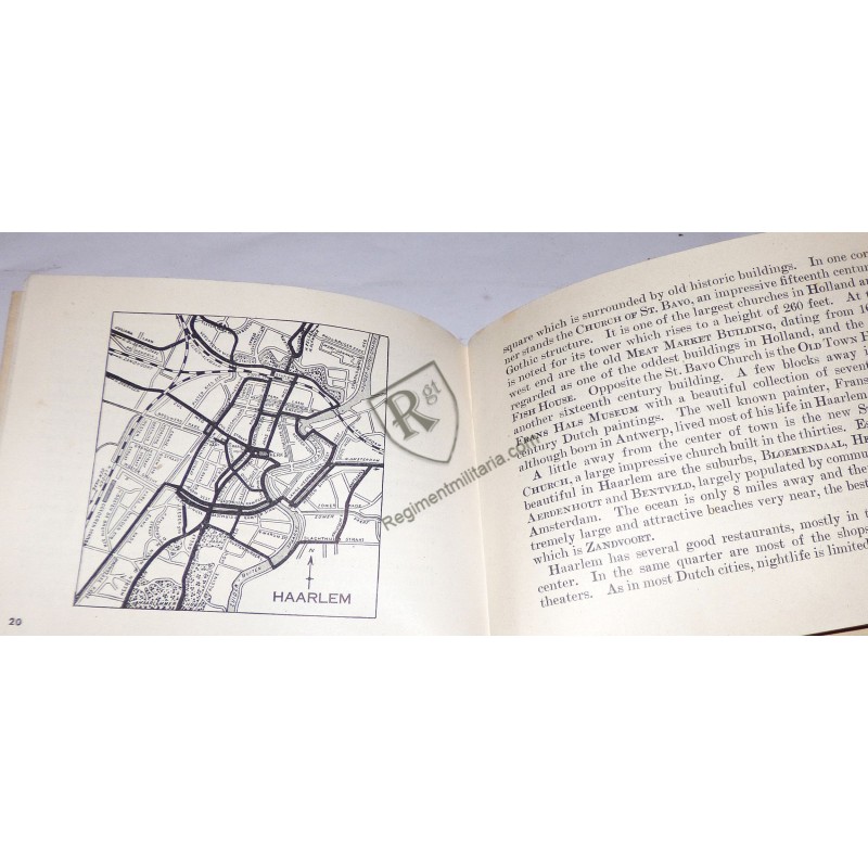 Guide villes Hollande US ARMY 1944