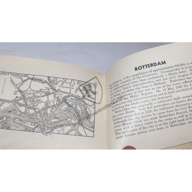 Guide villes Hollande US ARMY 1944