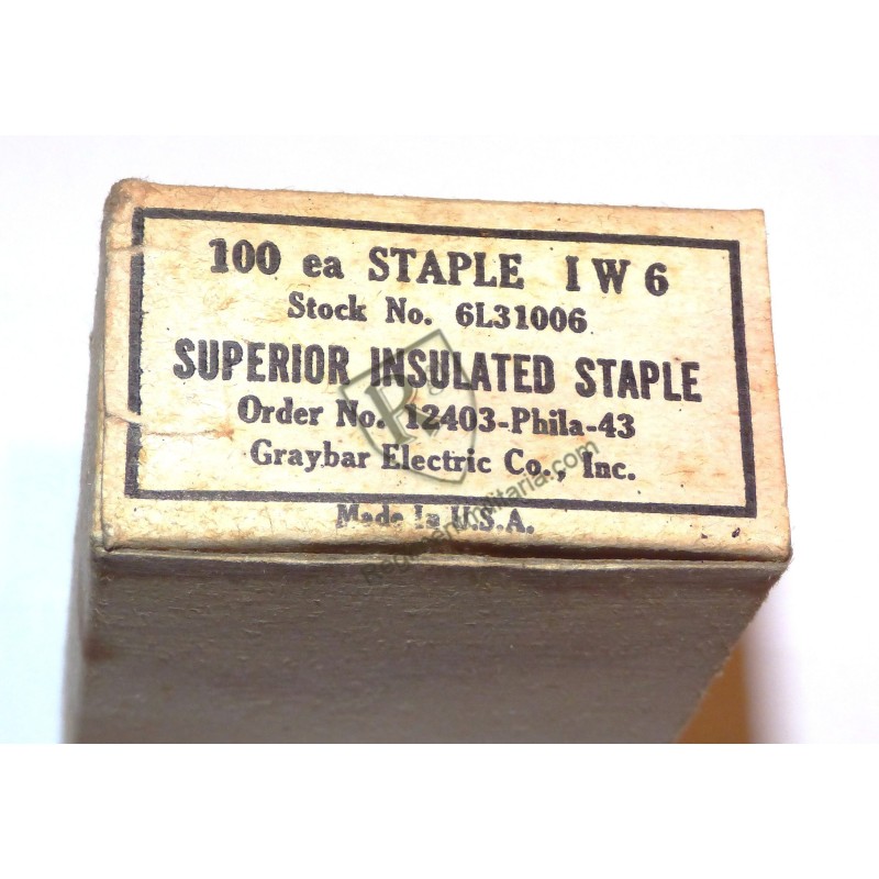 Insulated staple box 1943 -  US ARMY