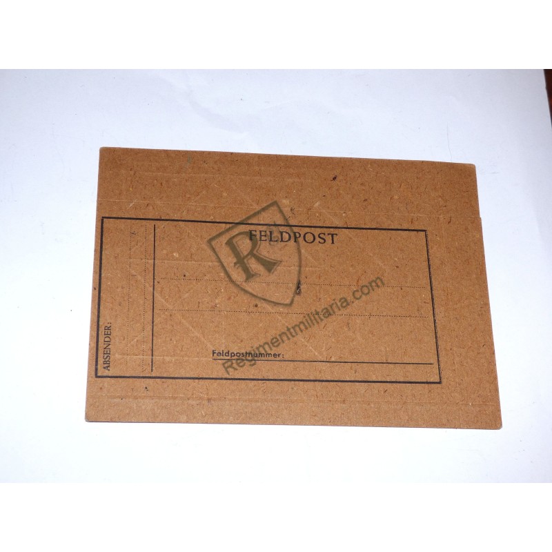 Feldpost cut-out card Heer