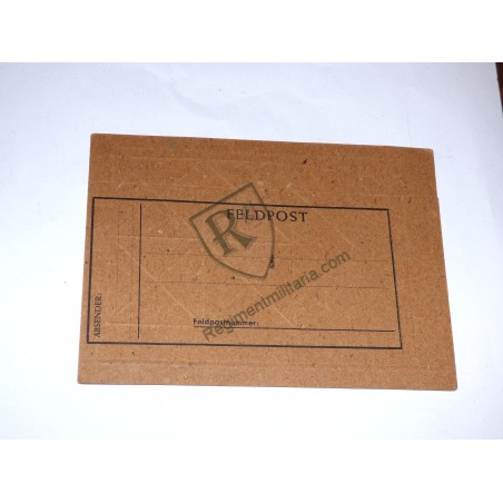 Feldpost cut-out card Heer