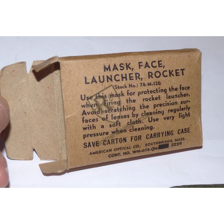 Masque protection Bazooka - US ARMY