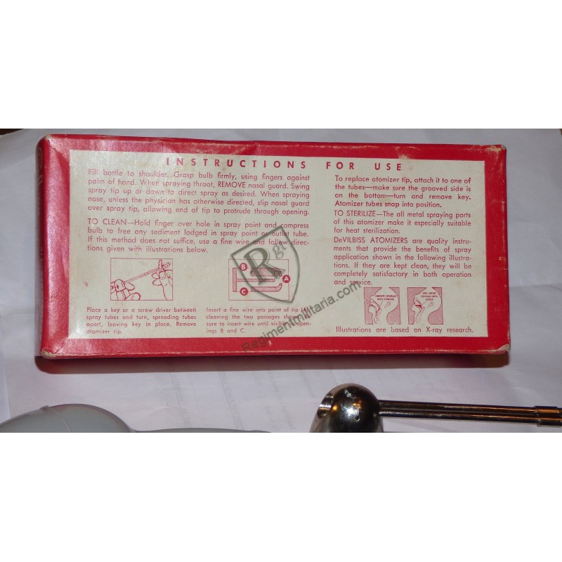 Atomiseur DeVILBISS en boite Medic Corps
