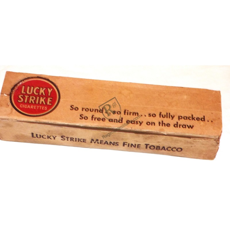 LUCKY STRIKE cigarette carton US ARMY WW2