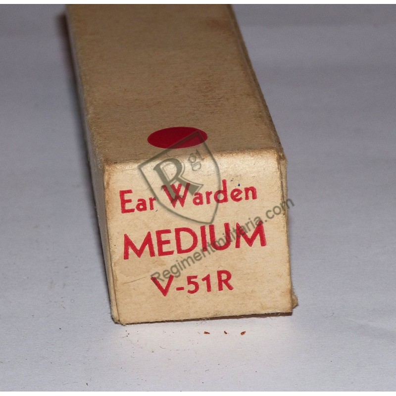 EAR WARDEN earplugs box - US ARMY