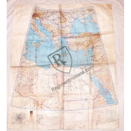 Luftwaffe pilote map Afrika korps 1942