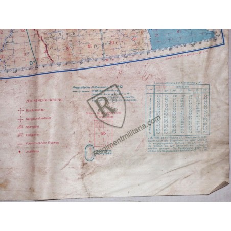 Luftwaffe pilote map Afrika korps 1942