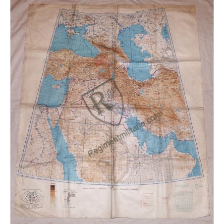 Carte pilote Luftwaffe Afrika korps 1942