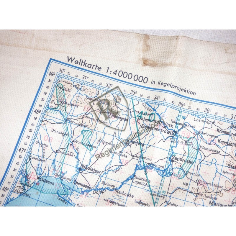 Luftwaffe pilote map Afrika korps 1942