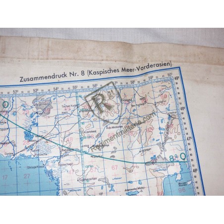 Luftwaffe pilote map Afrika korps 1942