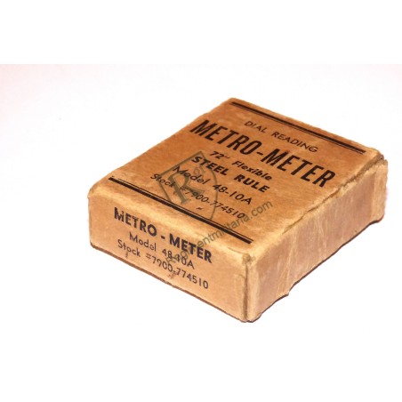 Boxed Metro-meter flexible steel rule US ARMY