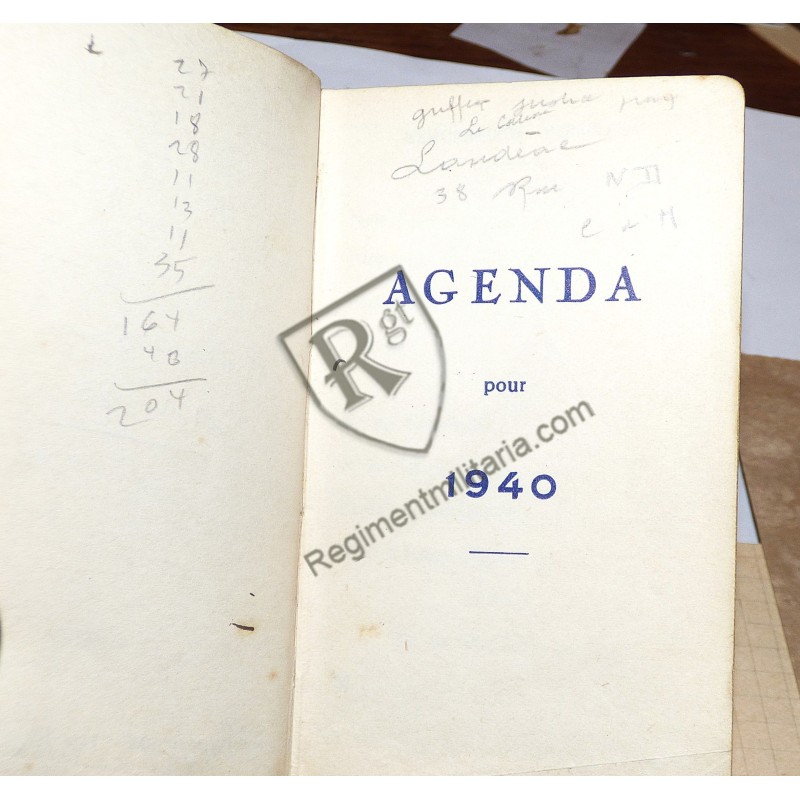 Petit journal soldat débâcle 1940