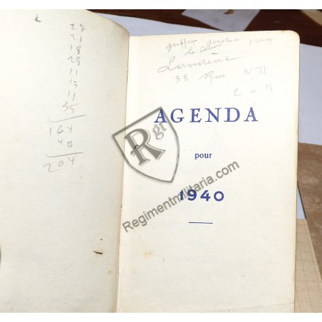 French soldier's diary during the 1940 debacle