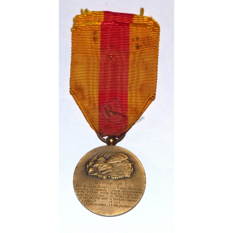 Saint-Mihiel Medal, 1st type, by Fraisse