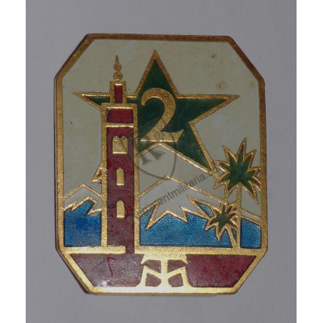 Insigne du 2ème TIRAILLEUR MAROCAIN