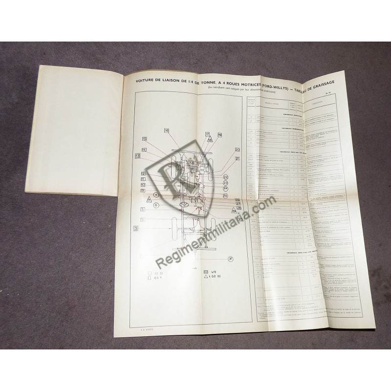 Original JEEP WILLYS logbook