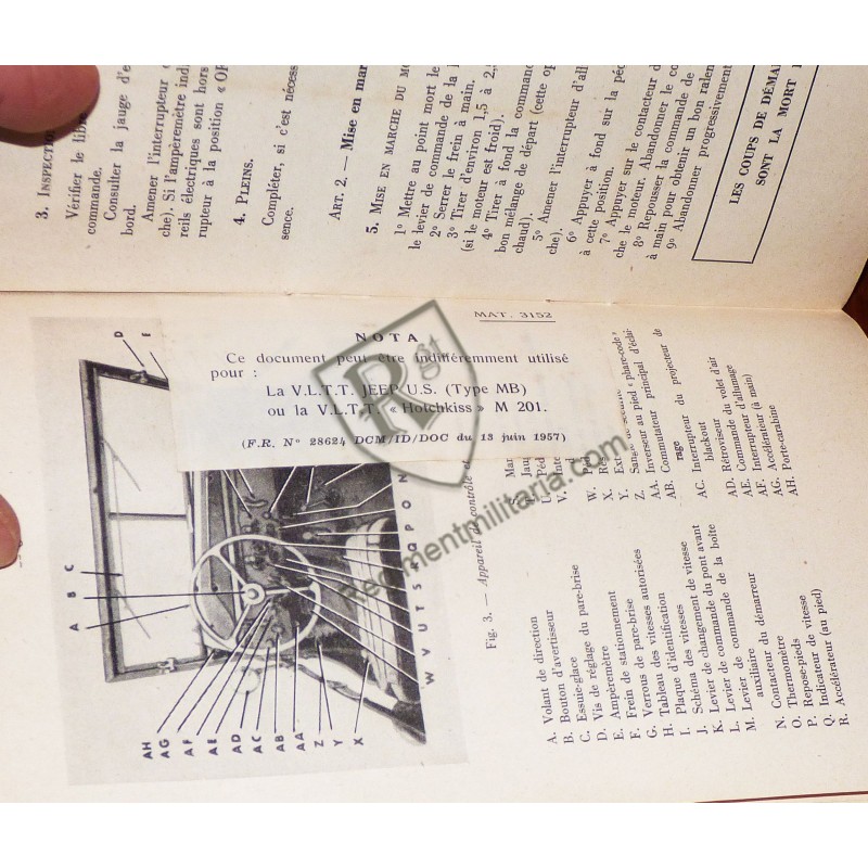 Original JEEP WILLYS logbook