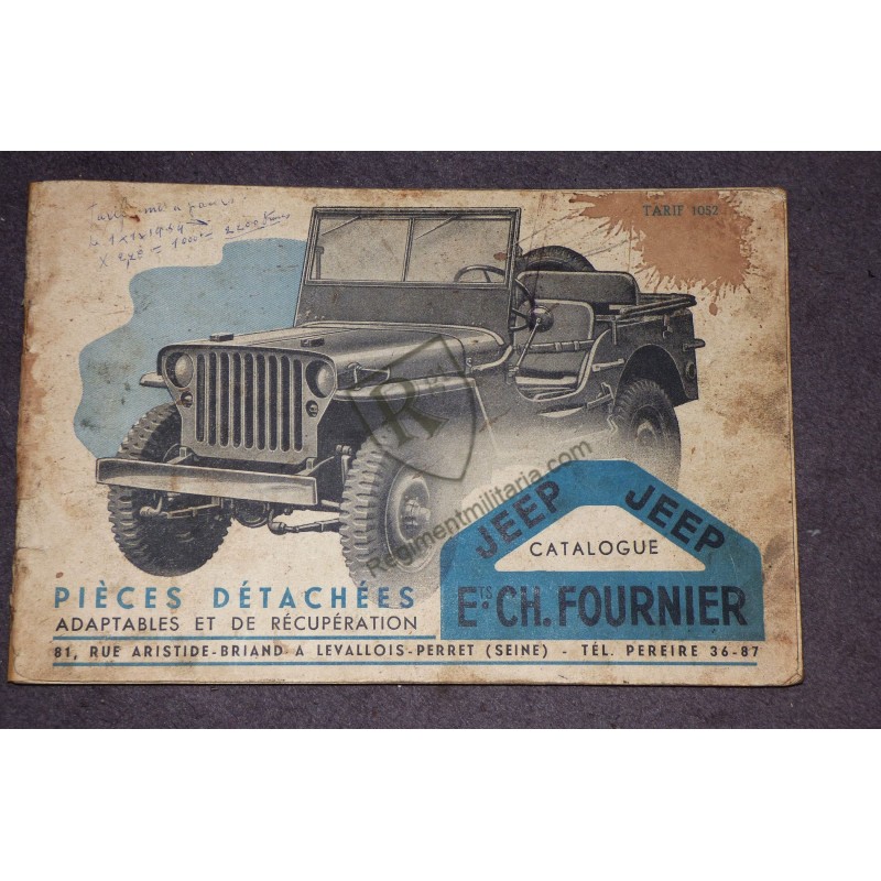 Catalog JEEP Ch FOURNIER 1951