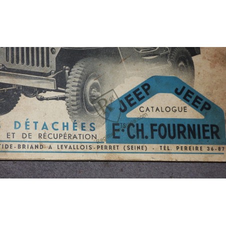 Catalog JEEP Ch FOURNIER 1951