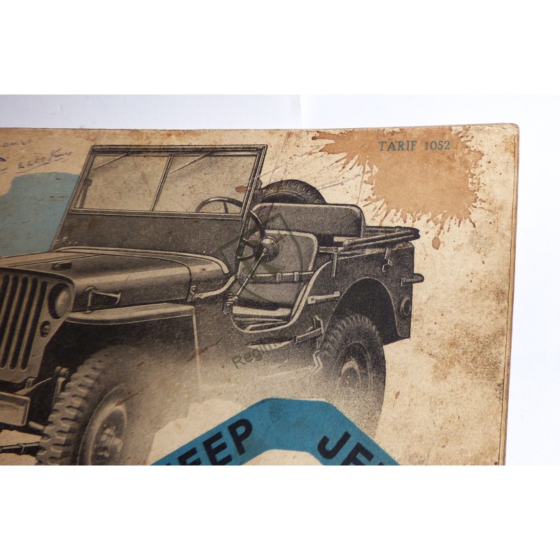 Catalogue JEEP Ch FOURNIER 1951