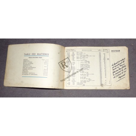 Catalog JEEP Ch FOURNIER 1951