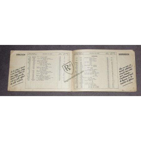 Catalogue JEEP Ch FOURNIER 1951