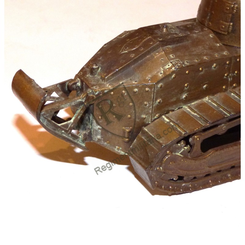 FT17 WW1 French tank in spelter