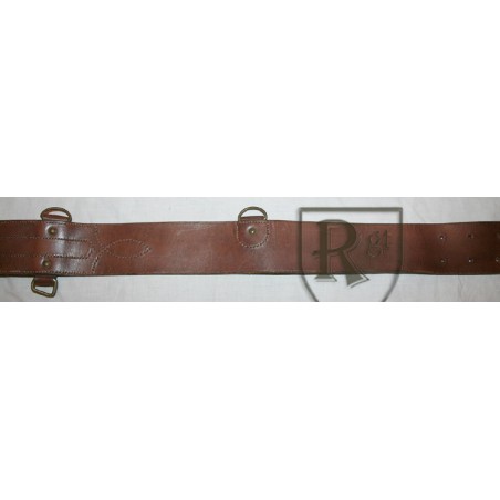 Officer belt brown leather.