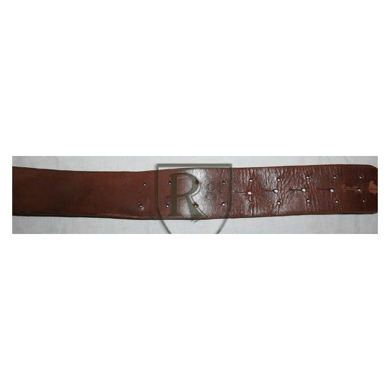 Officer belt brown leather.