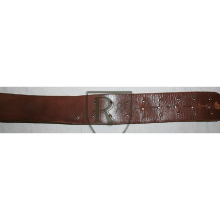 Officer belt brown leather.