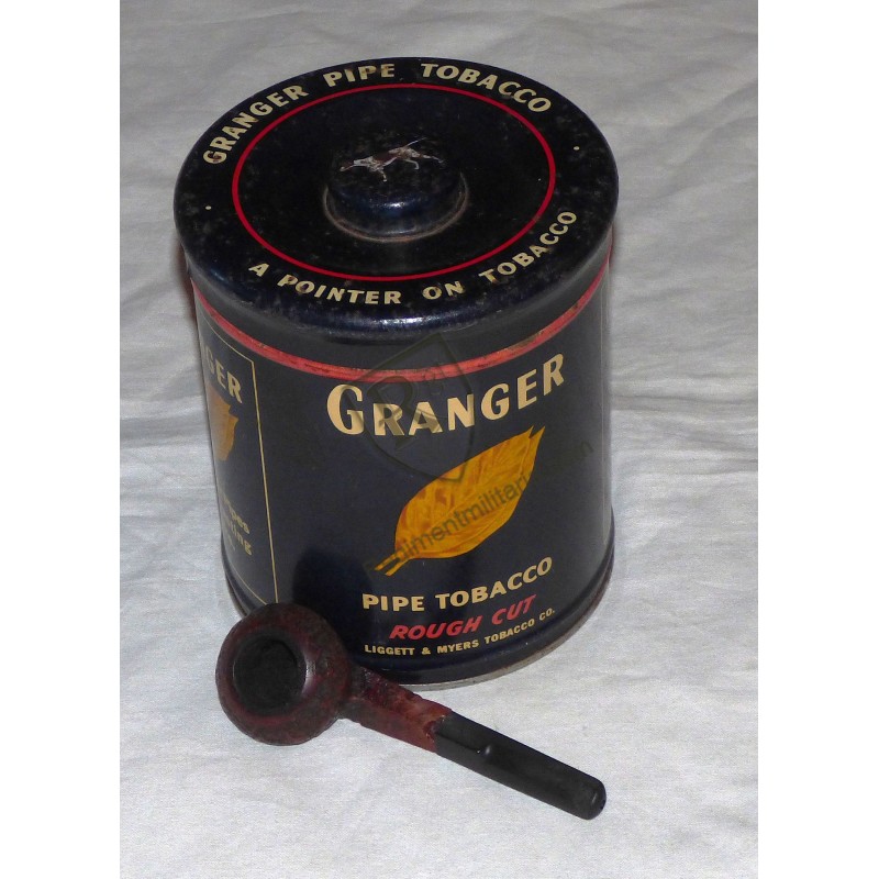 Large Granger pipe tobacco tin US ARMY
