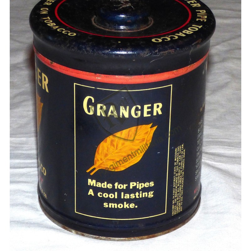 Large Granger pipe tobacco tin US ARMY