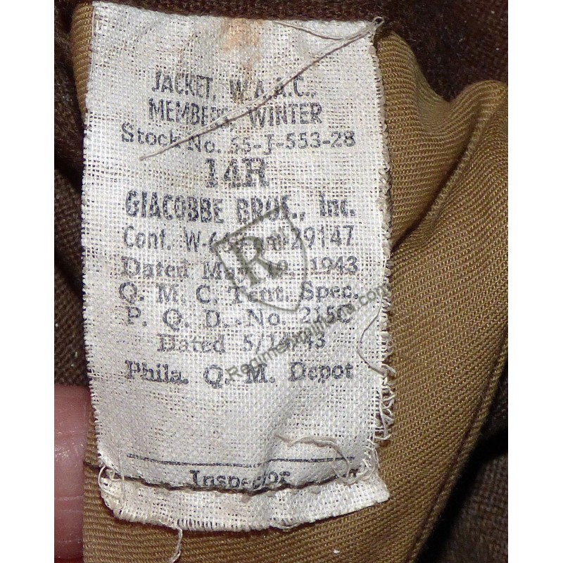 Tenue complète WAC US ARMY