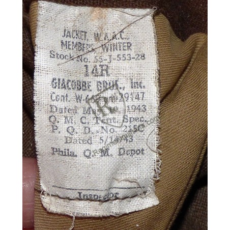 Tenue complète WAC US ARMY