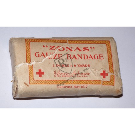 M-1910 first aid pouch + 1917 bandage US ARMY