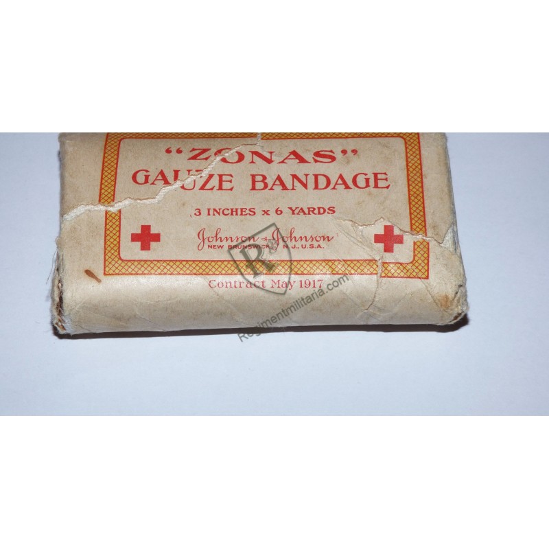 Pochette M-1910 + pansement 1917 US ARMY