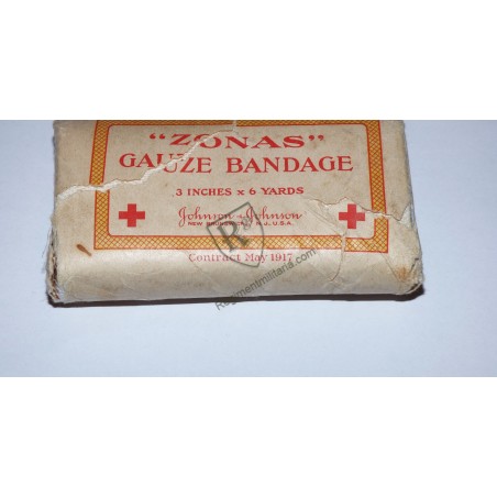 M-1910 first aid pouch + 1917 bandage US ARMY