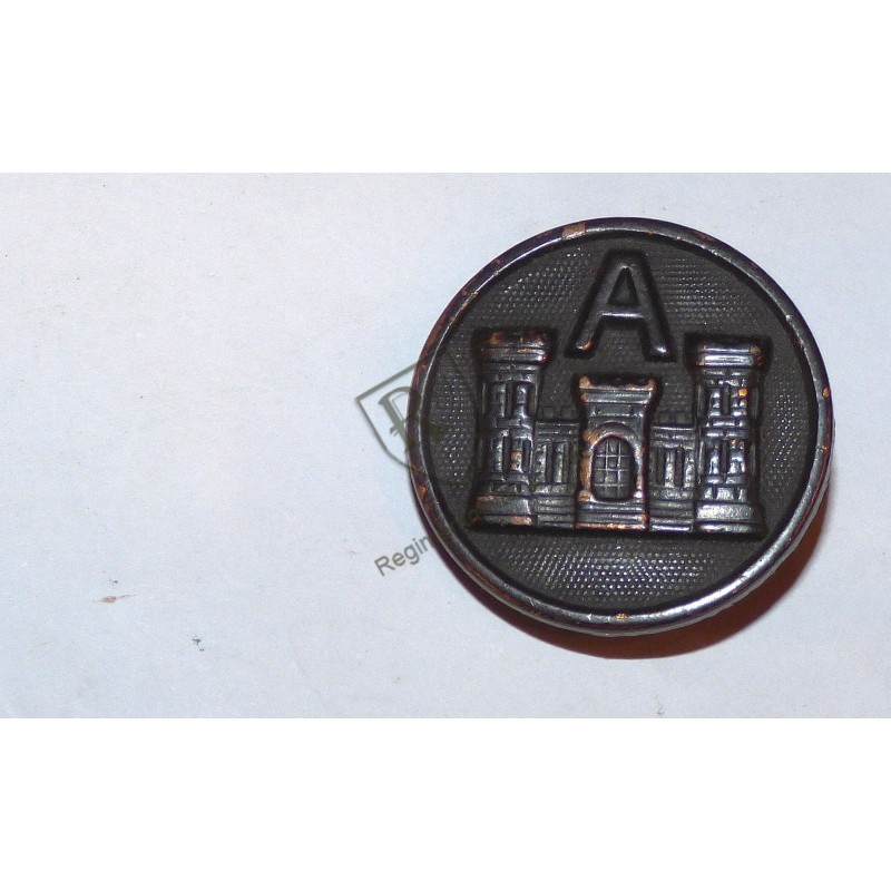 US ARMY WW1 Engineers COLLAR BADGE