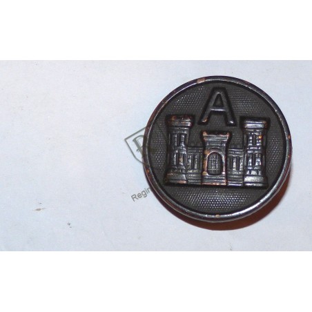 US ARMY WW1 Engineers COLLAR BADGE