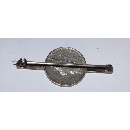 Patriotic  US 1941 five cent brooch