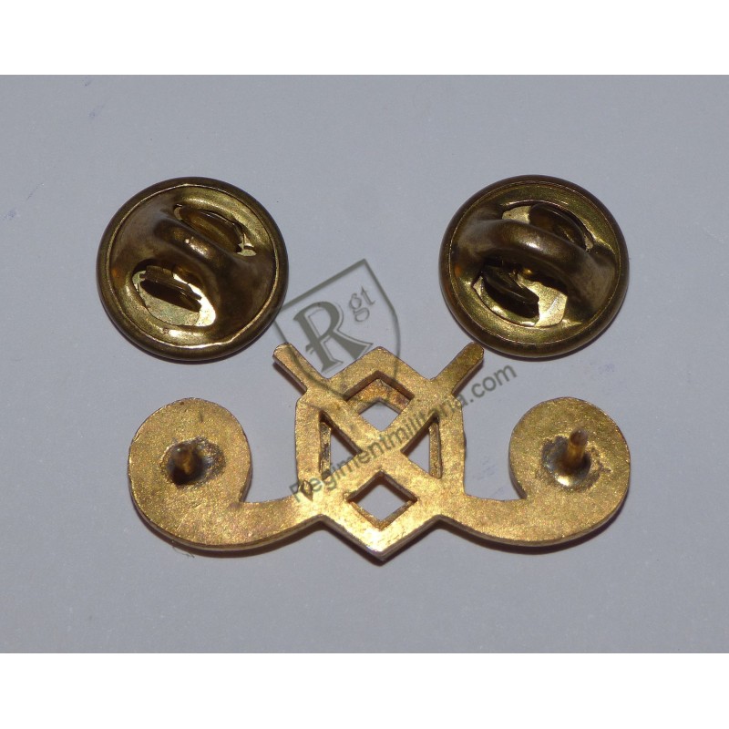 US ARMY CHEMICAL Corps collar badge