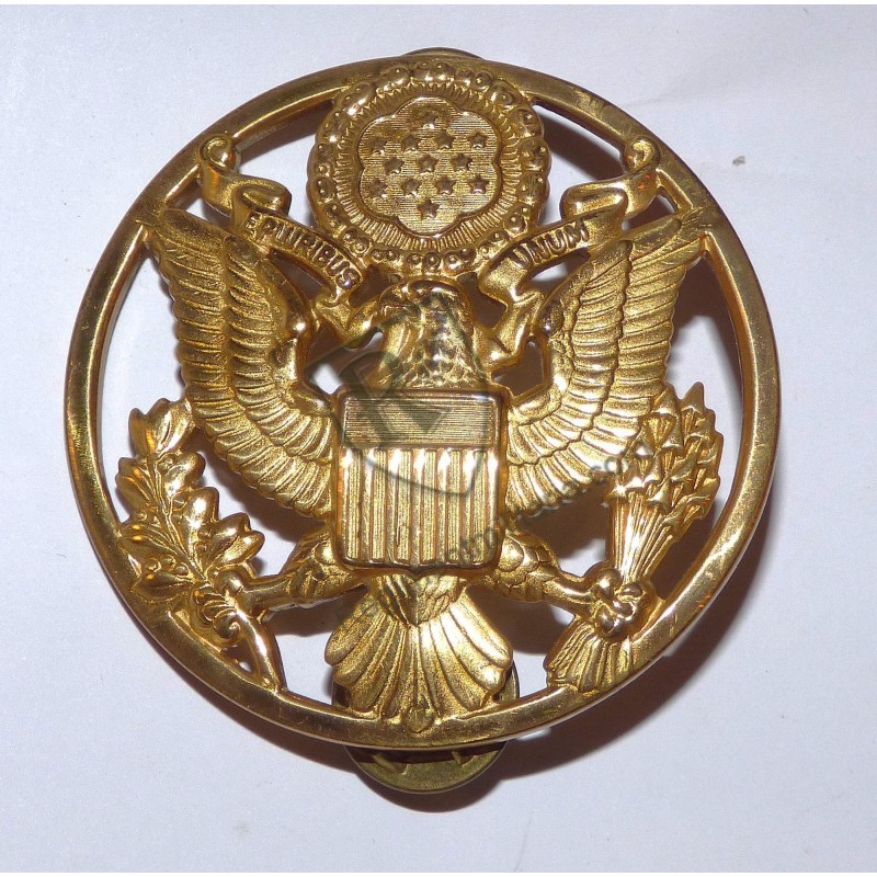 US ARMY WW2 NCO cap badge