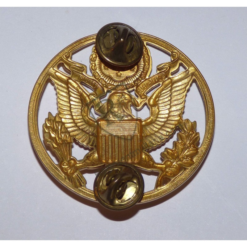 US ARMY WW2 NCO cap badge