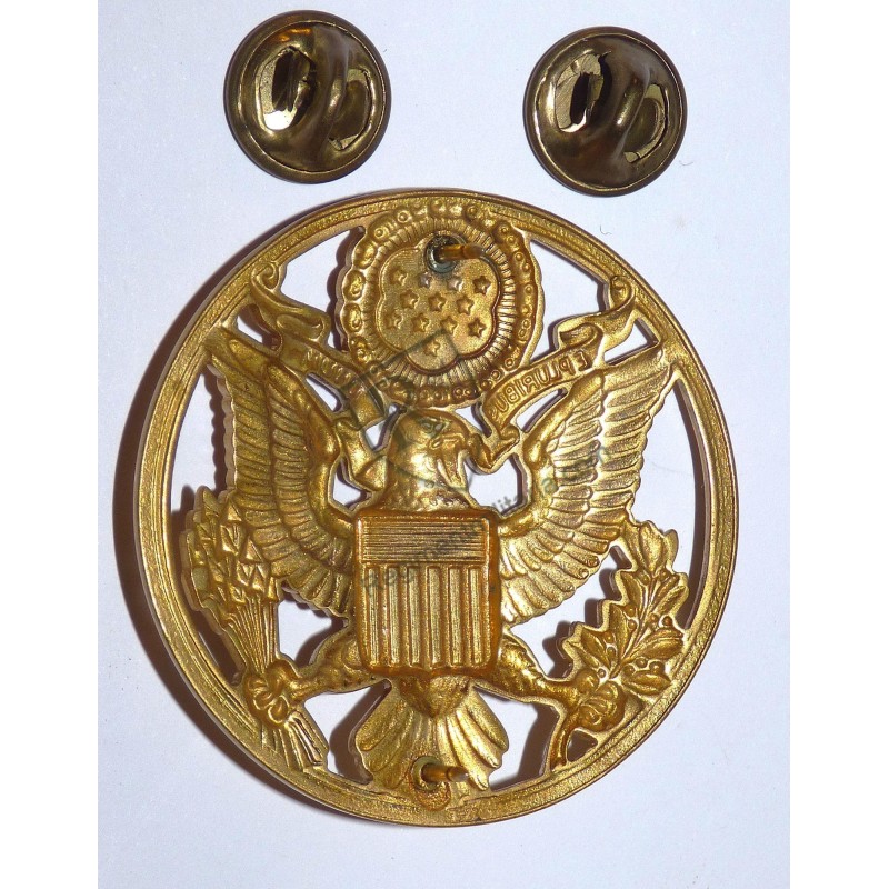 US ARMY WW2 NCO cap badge