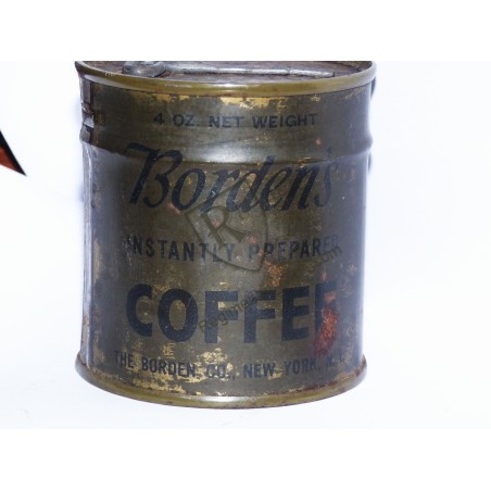 Boite café soluble BORDENS US ARMY