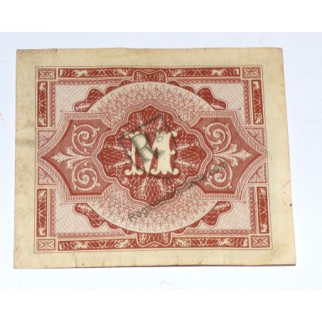 Bank note for American occupation of Germany 5 marks