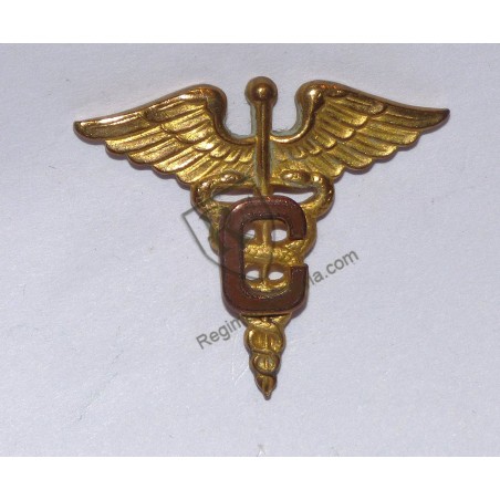 US ARMY Medical Corps CONTRACT SURGEON collar badge
