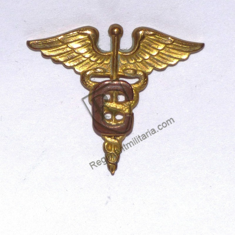 US ARMY Medical Corps CONTRACT SURGEON collar badge