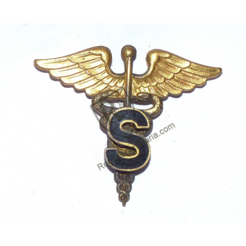 US ARMY Medical Corps Sanitary collar badge