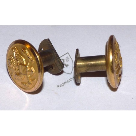 Paire de boutons à vis Officier US ARMY